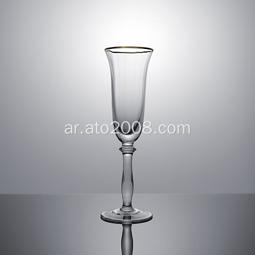 الذهب Rimmed Red Wine Glass Drinkware